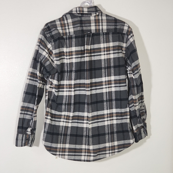 Jachs Men's Shirt Plaid Long Sleeve Heavyweight Flannel Button Up Shacket Sz L - Picture 10 of 12